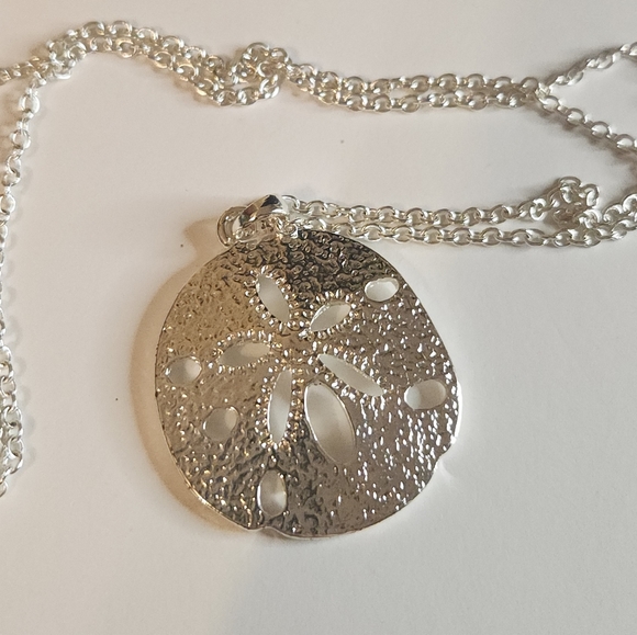 Sand dollar necklace jg5 - Picture 4 of 7